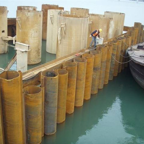 南京钢护筒现场安装